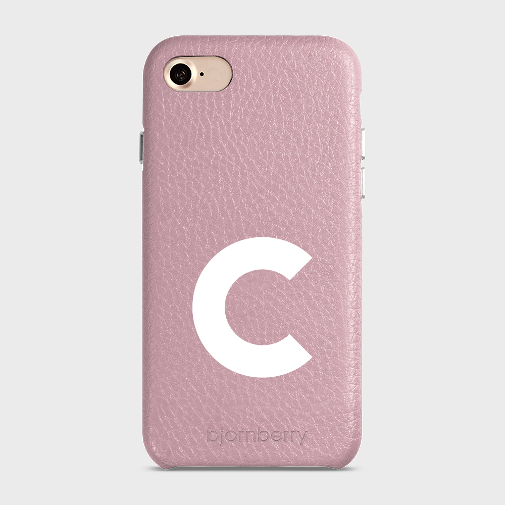 iPhone 7/8/SE (2022/2020) Personalised Leather Case - Initial - 35