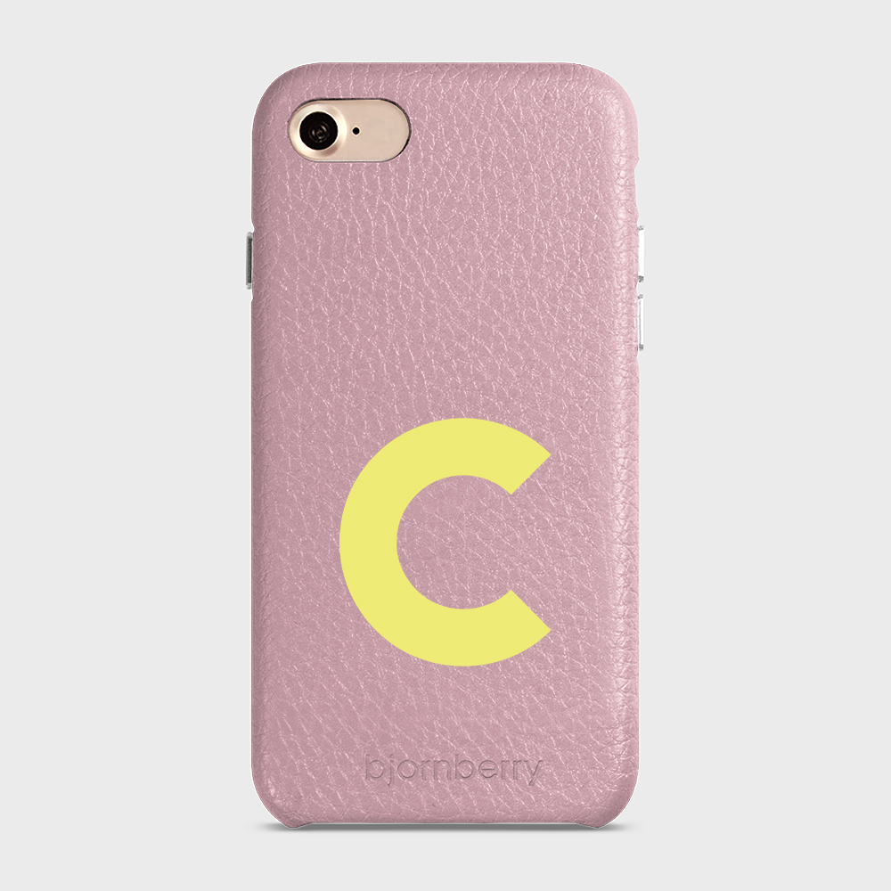 iPhone 7/8/SE (2022/2020) Personalised Leather Case - Initial - 30