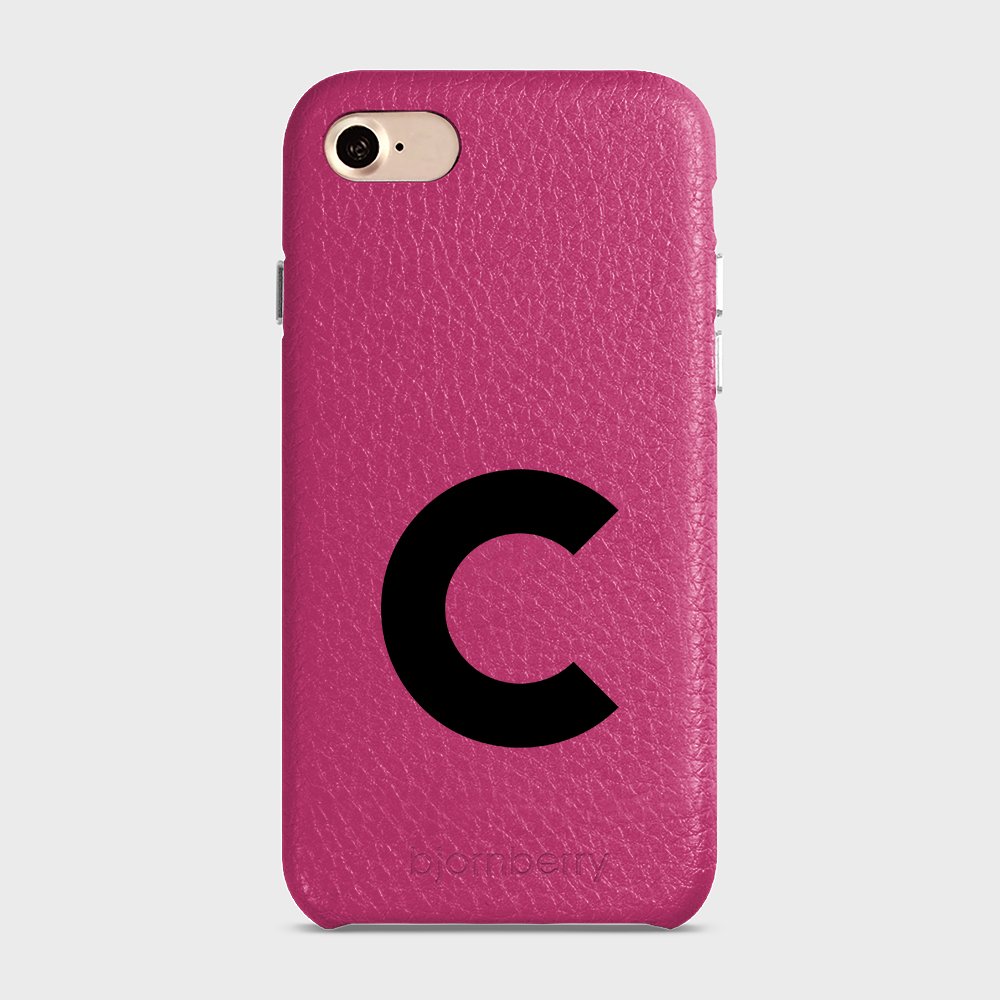 iPhone 7/8/SE (2022/2020) Personalised Leather Case - Initial - 5