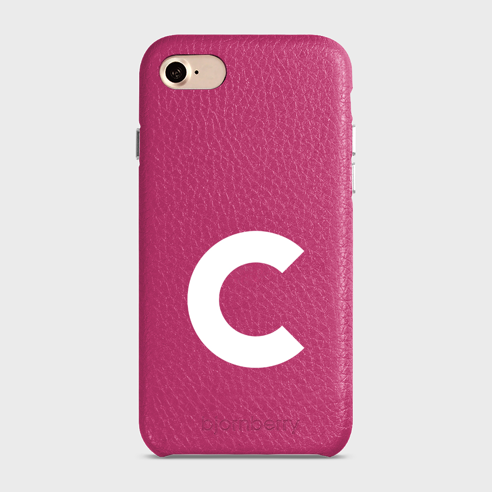 iPhone 7/8/SE (2022/2020) Personalised Leather Case - Initial - 6