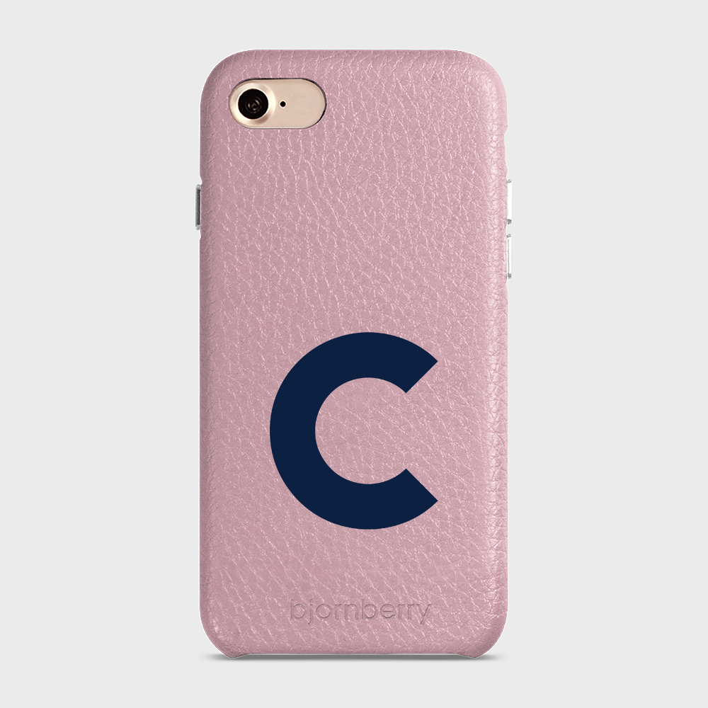 iPhone 7/8/SE (2022/2020) Personalised Leather Case - Initial - 29