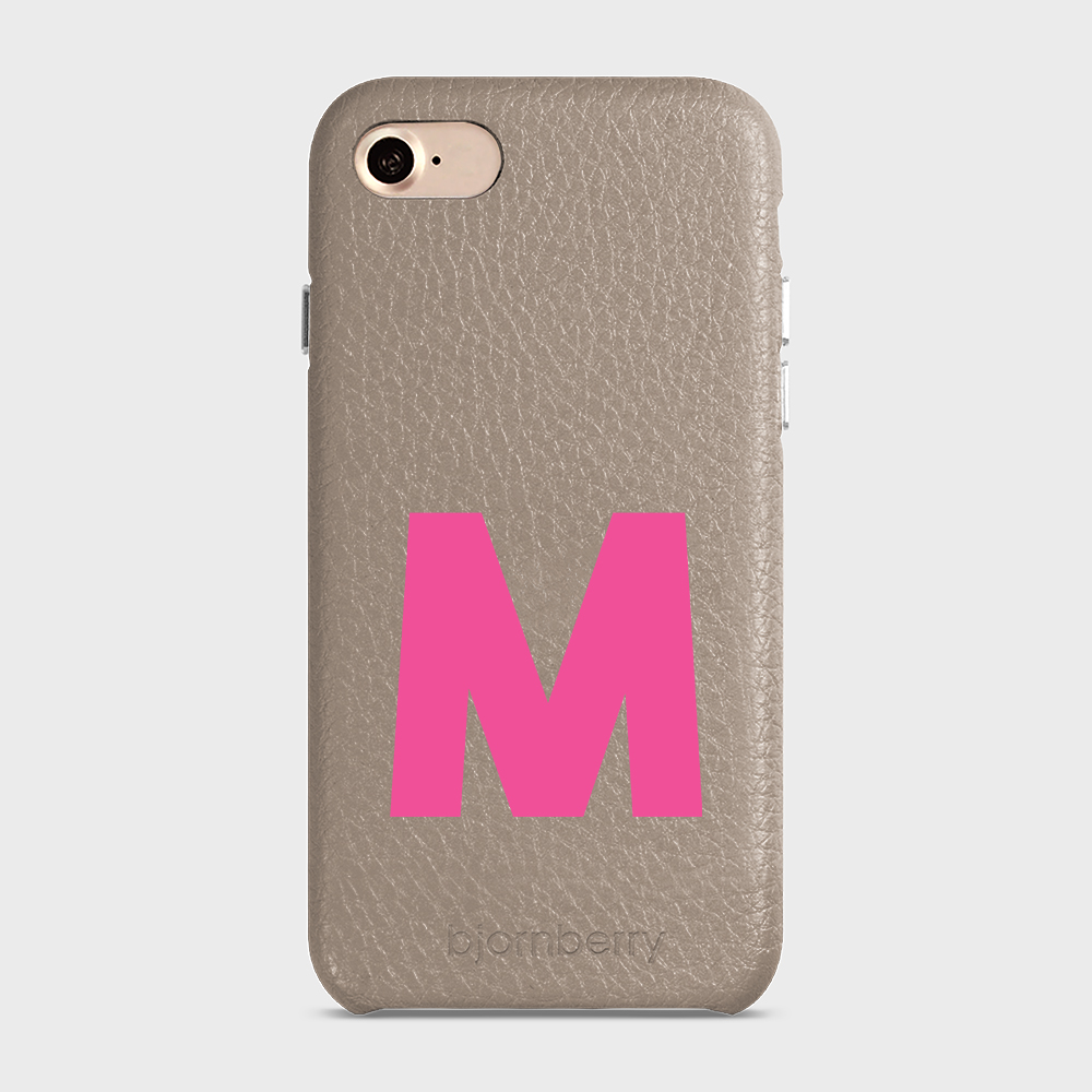 iPhone 7/8/SE (2022/2020) Personalised Leather Case - Initial - 10