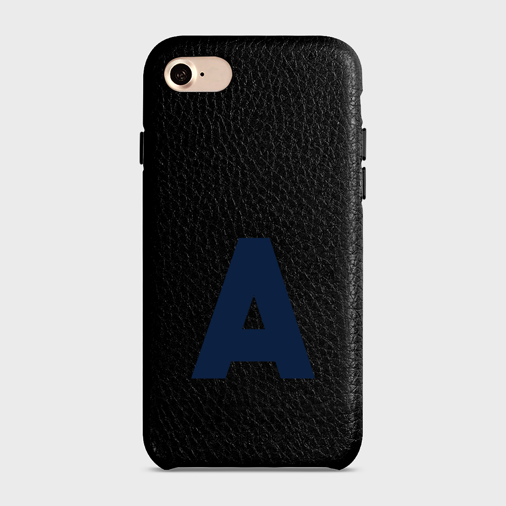 iPhone 7/8/SE (2022/2020) Personalised Leather Case - Initial - 36