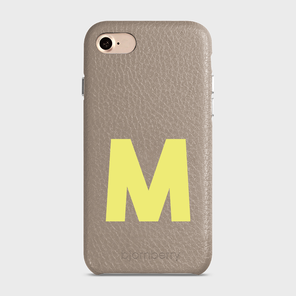 iPhone 7/8/SE (2022/2020) Personalised Leather Case - Initial - 9