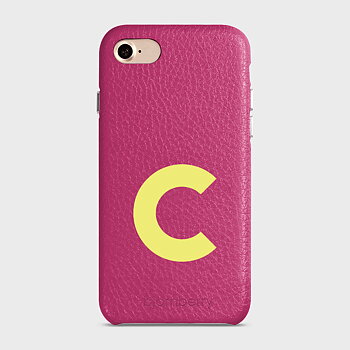 iPhone 7/8/SE (2022/2020) Personalised Leather Case - Initial