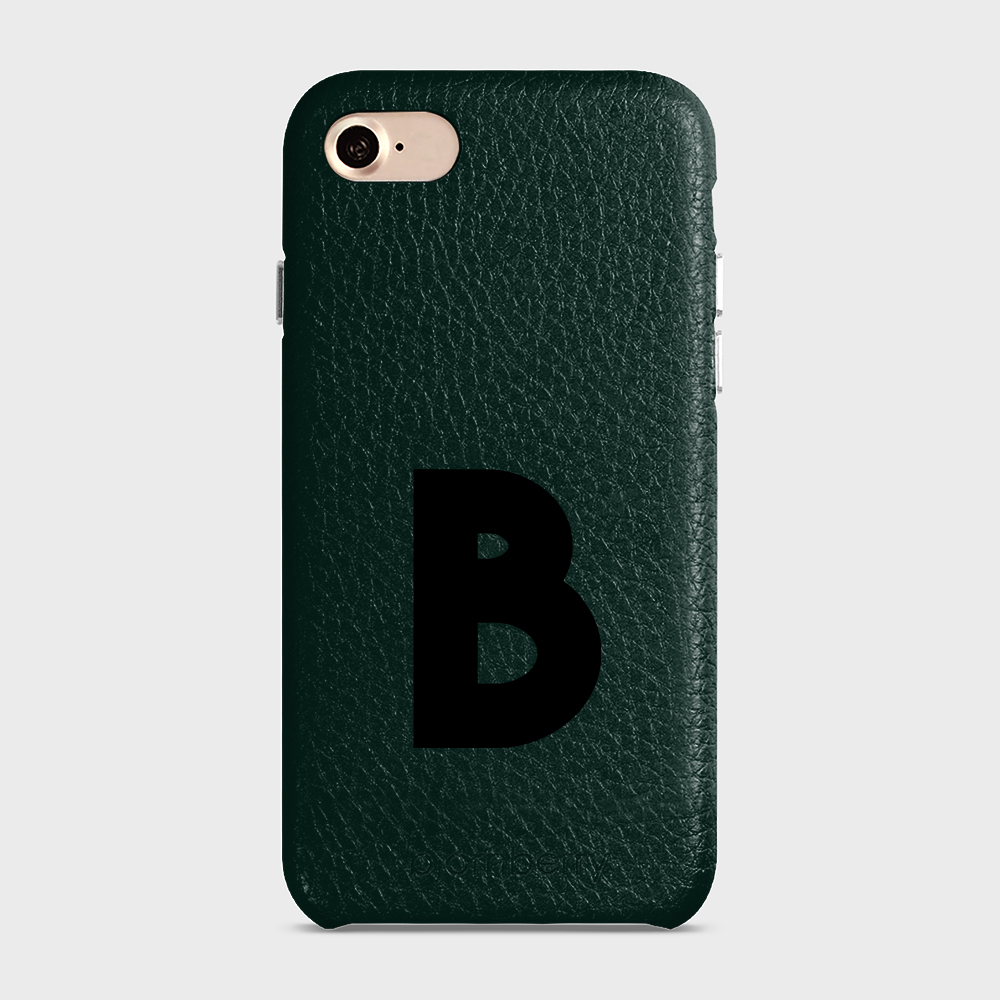 iPhone 7/8/SE (2022/2020) Personalised Leather Case - Initial - 20
