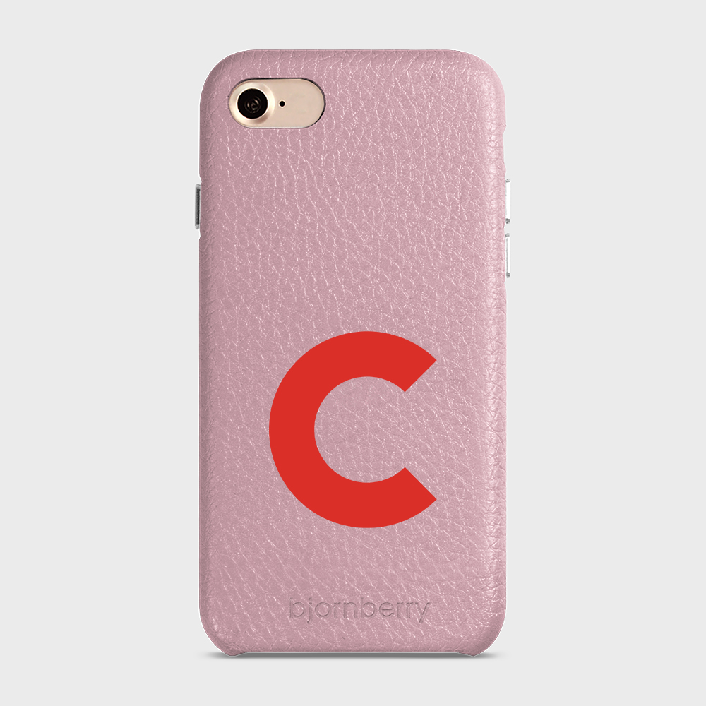 iPhone 7/8/SE (2022/2020) Personalised Leather Case - Initial - 32