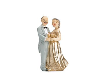 Cake topper | Figur till årsdagen eller guldbröllopet