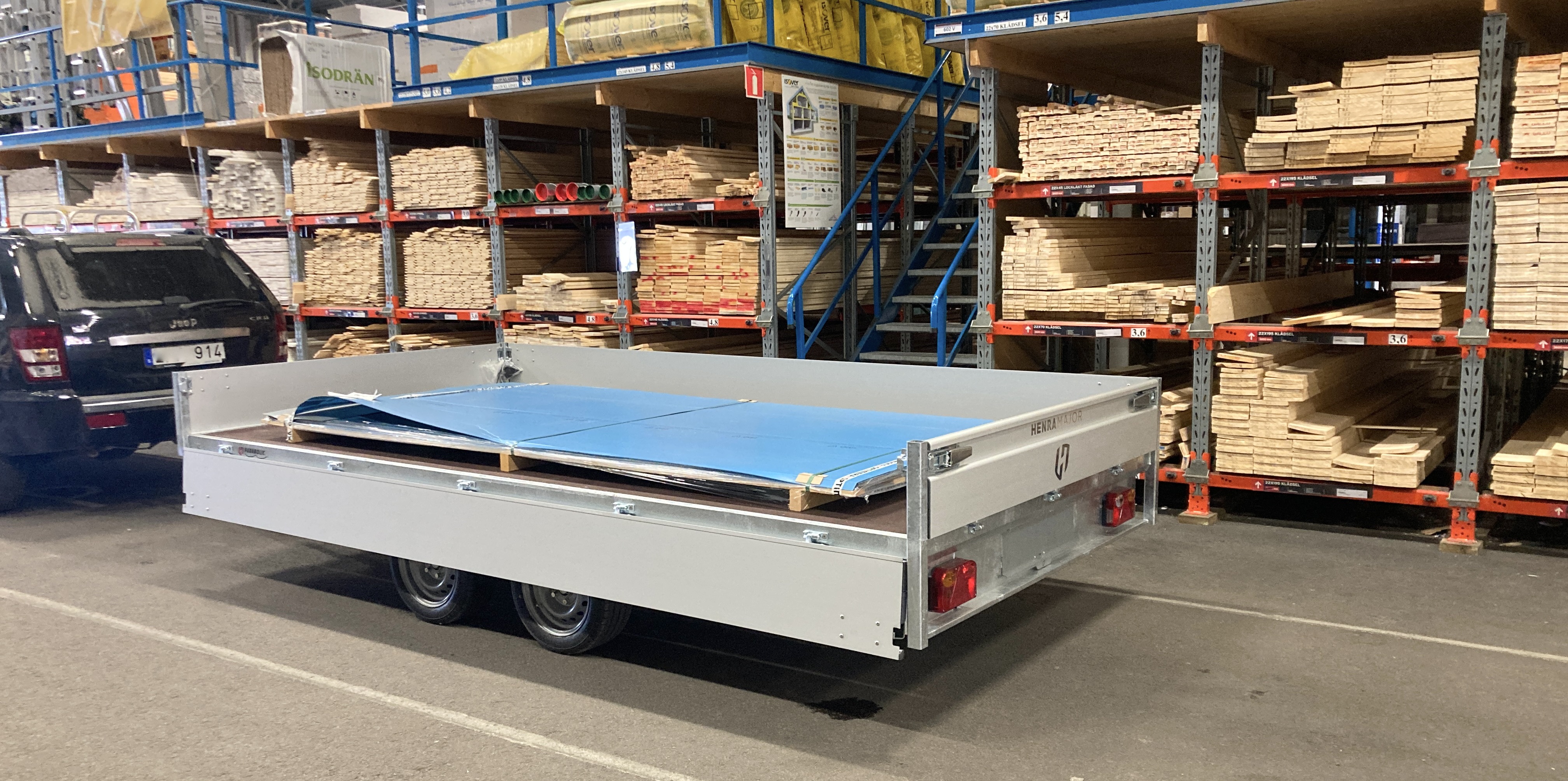 351 x 185 cm  : :  2000 - 2700 - 3000 - 3500 kg - Henra - 4