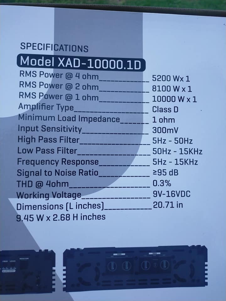 FOR-X XAD-10000.1D  10000wrms - 6