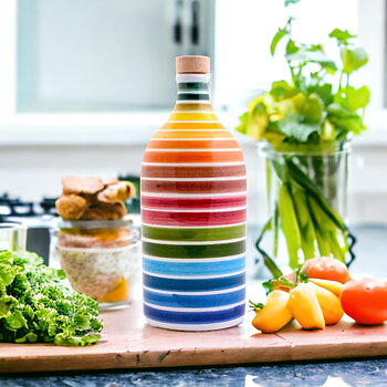 Muraglia extra virgin Olive oil | Rainbow terracotta