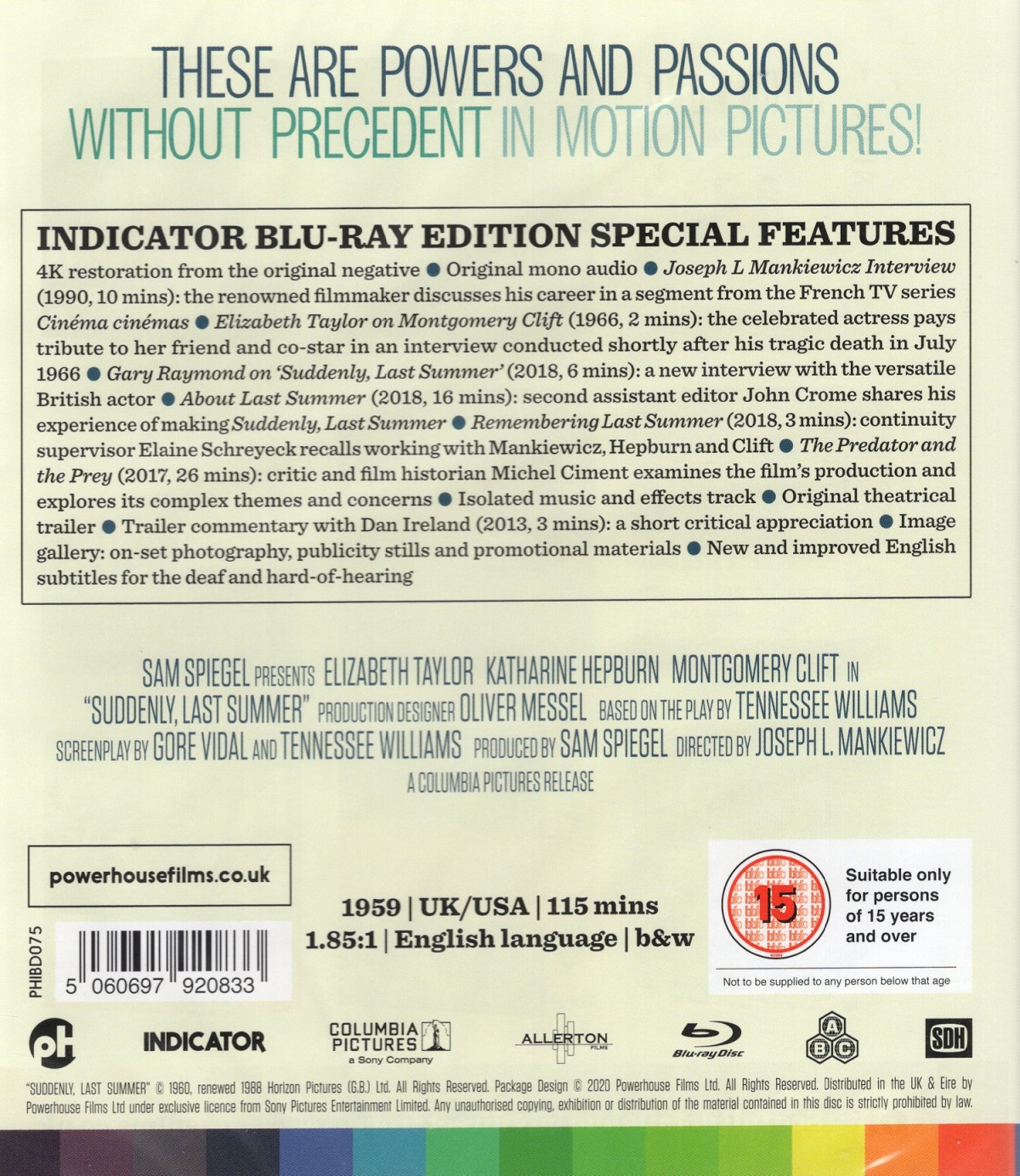 Suddenly, Last Summer (ej svensk text) (Blu-ray) - 2