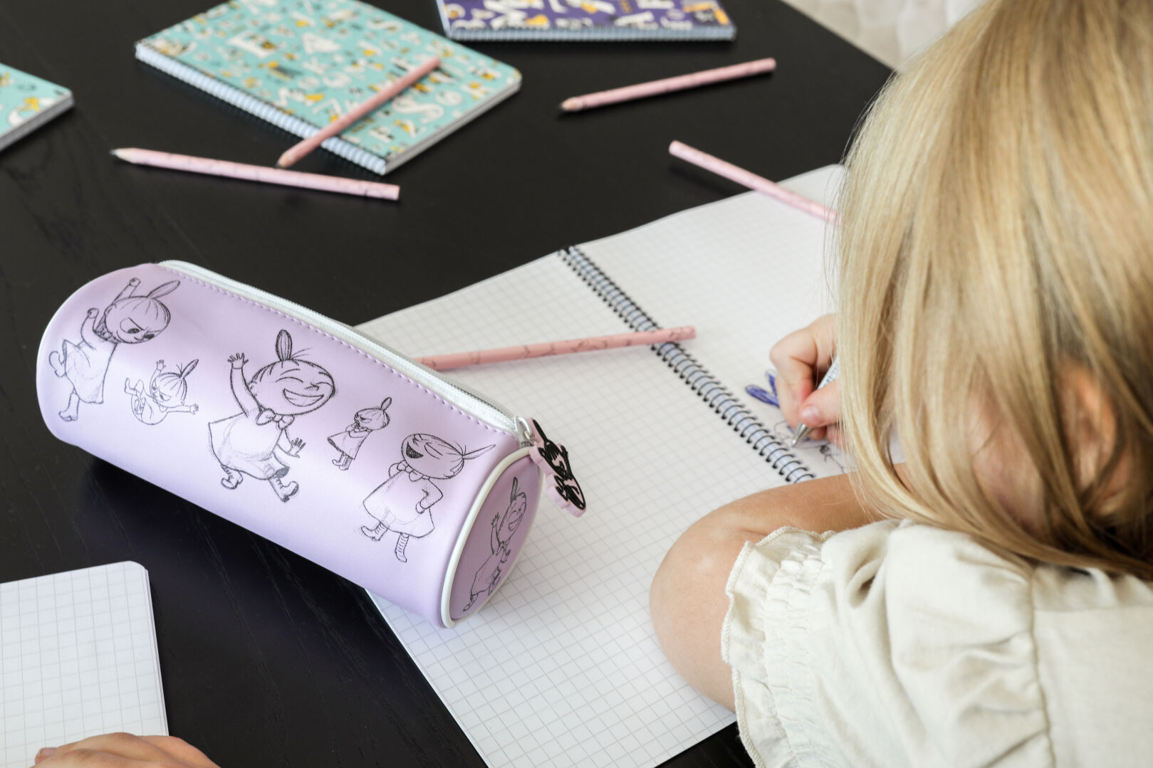 Moomin Pencil Case - Litlle My Purple - 2