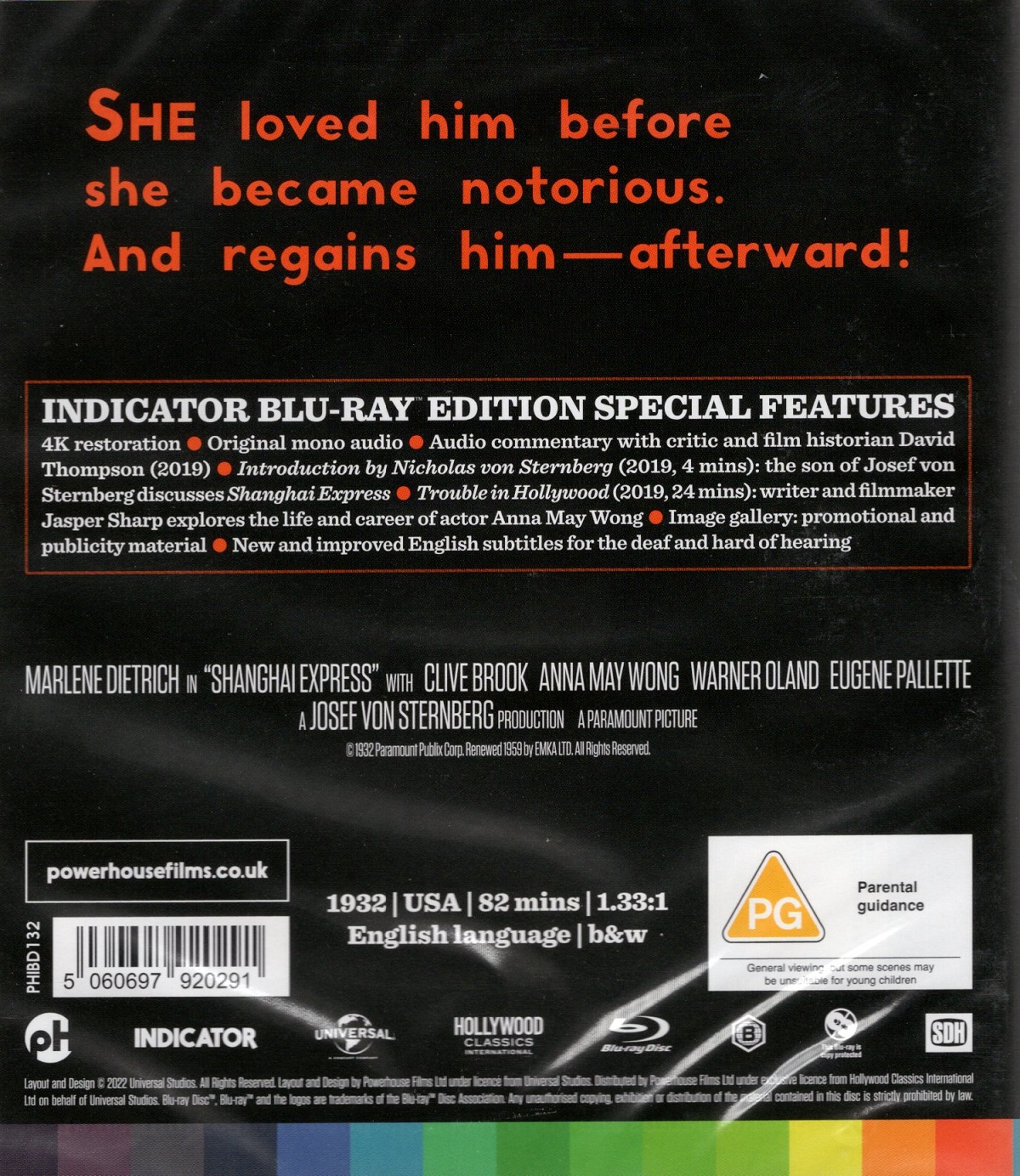 Shanghai Express (ej svensk text) (Blu-ray) - 2