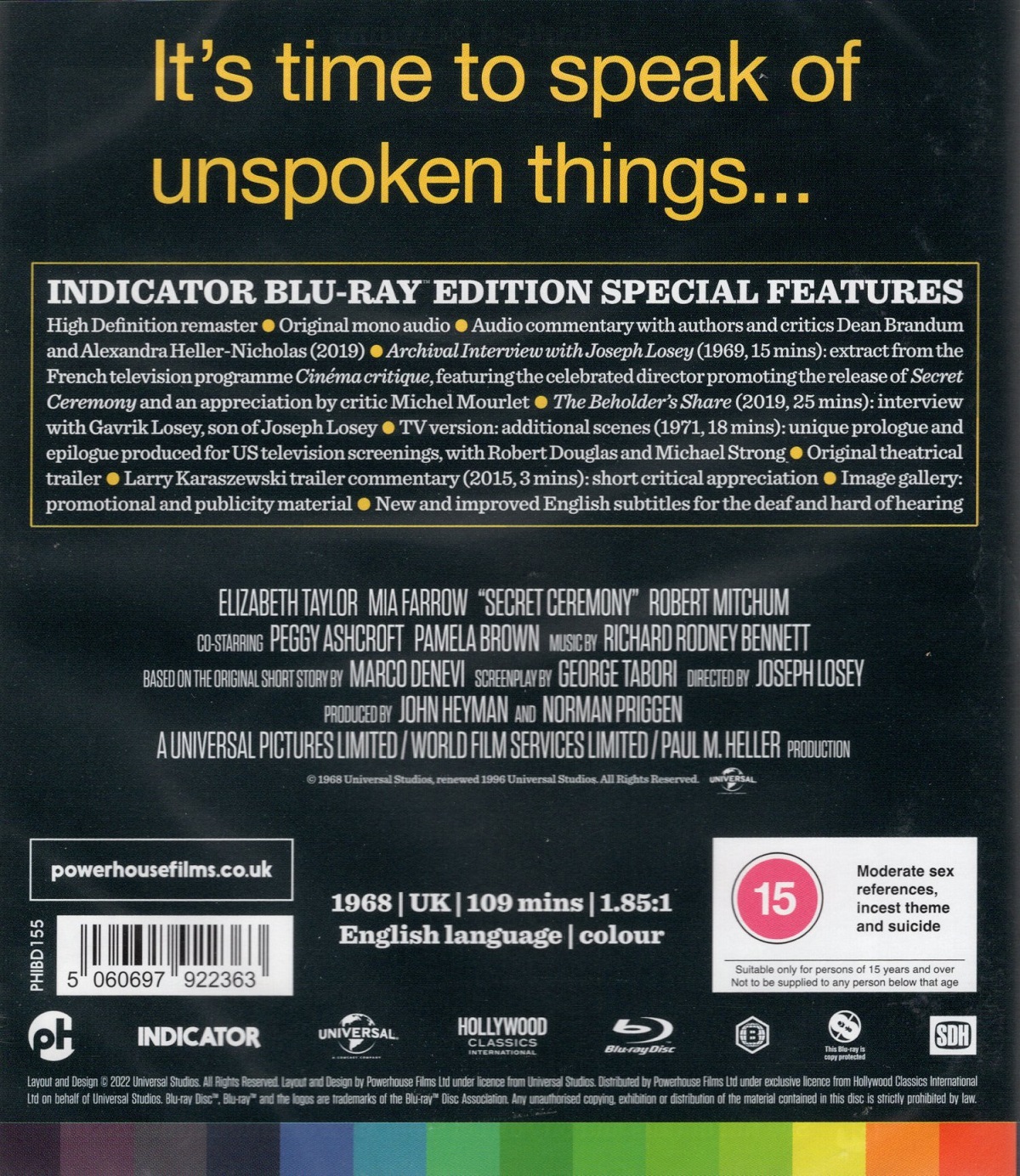 Secret Ceremony (ej svensk text) (Blu-ray) - 2