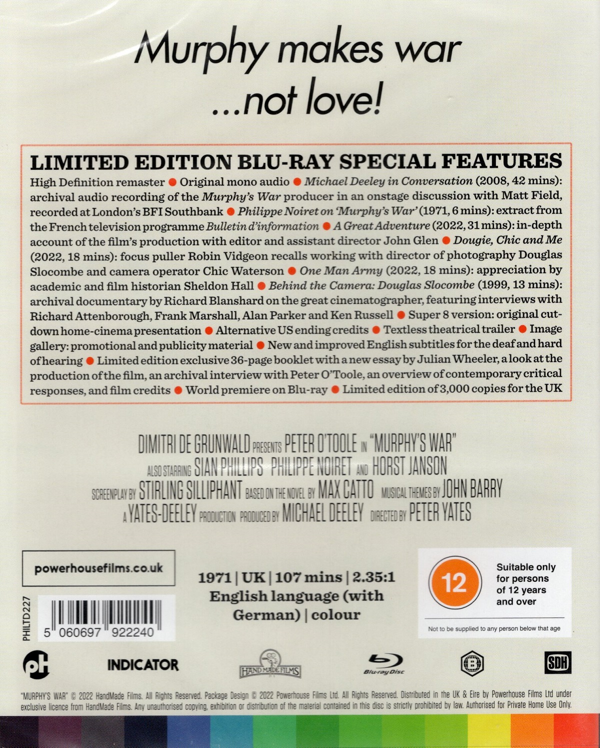 Murphy's War (Limited Edition) (ej svensk text) (Blu-ray) - 2