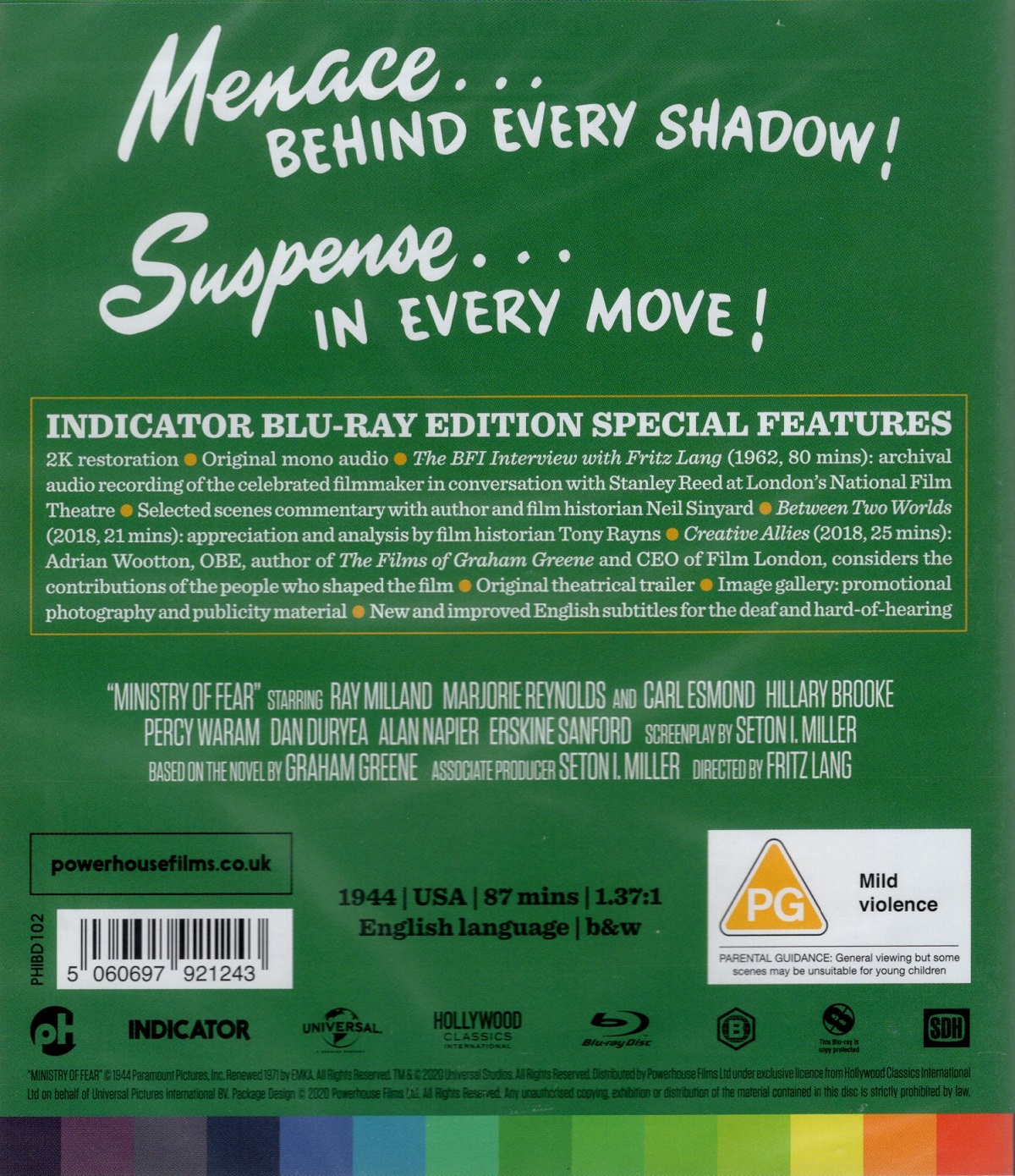 Ministry of Fear (ej svensk text) (Blu-ray) - 2