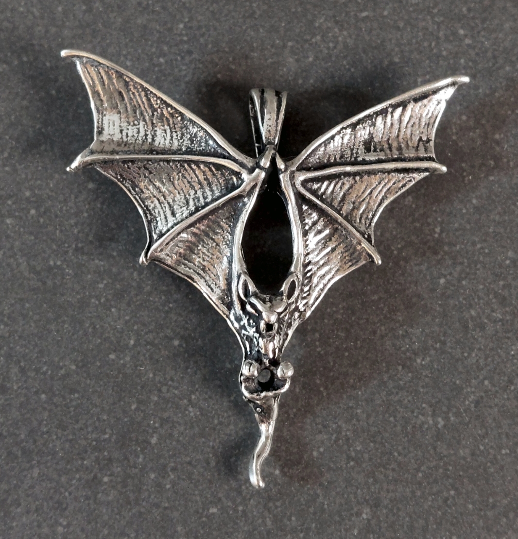 Fladdermus Hänge i Sterling silver