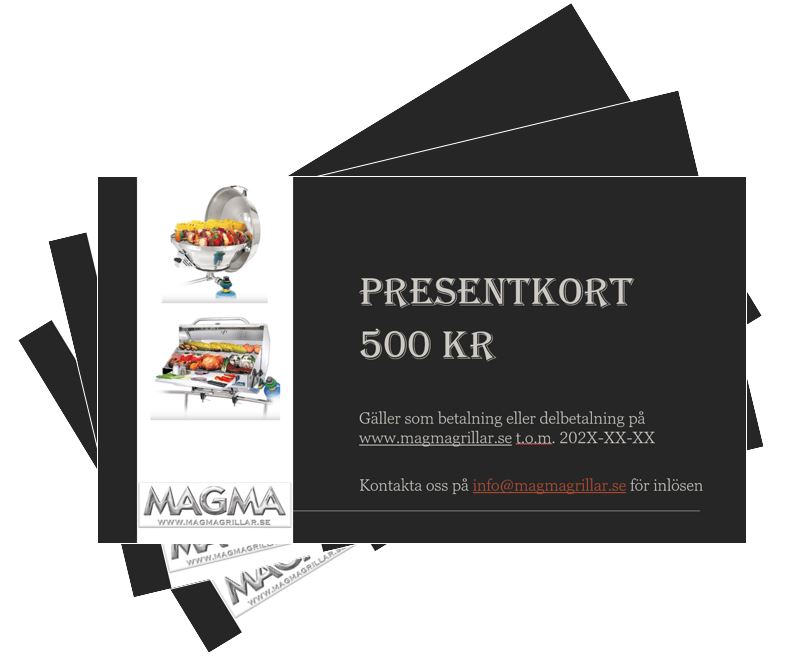 Presentkort á 500 kr