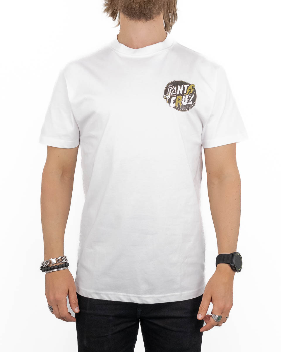 Santa Cruz DNA Dot T shirt White JHStore