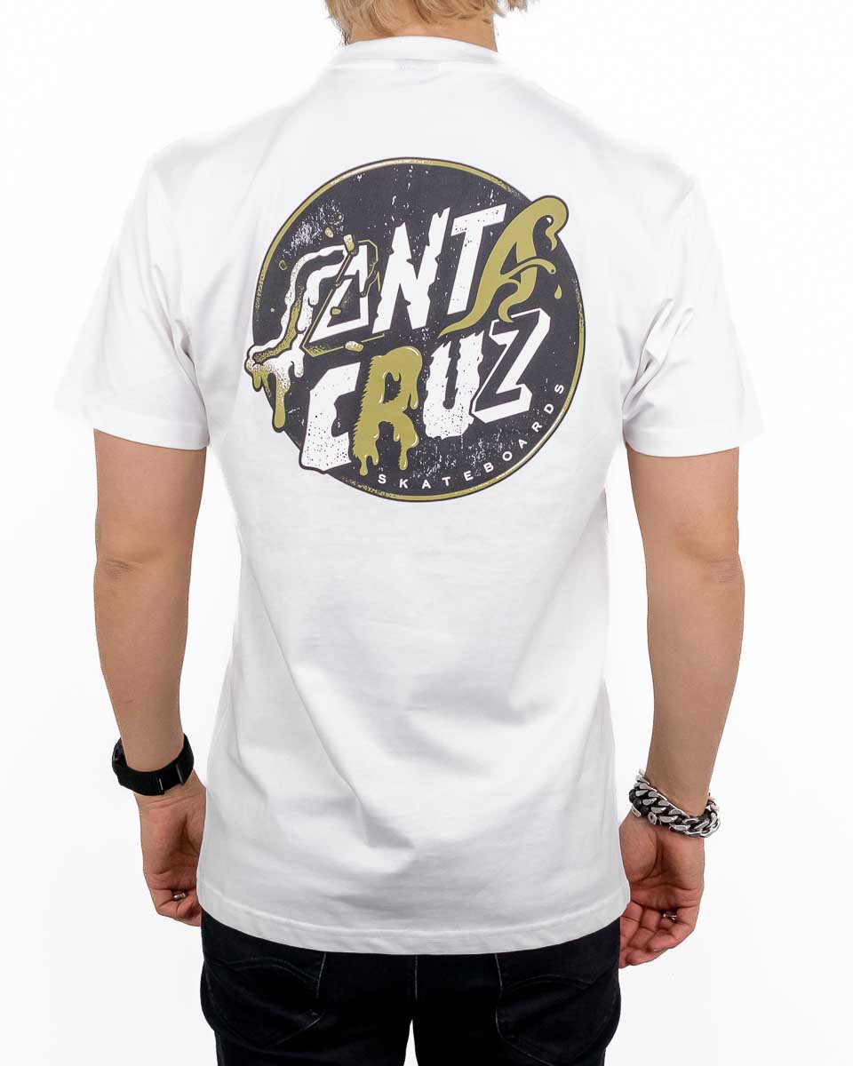 Santa Cruz DNA Dot T shirt White JHStore