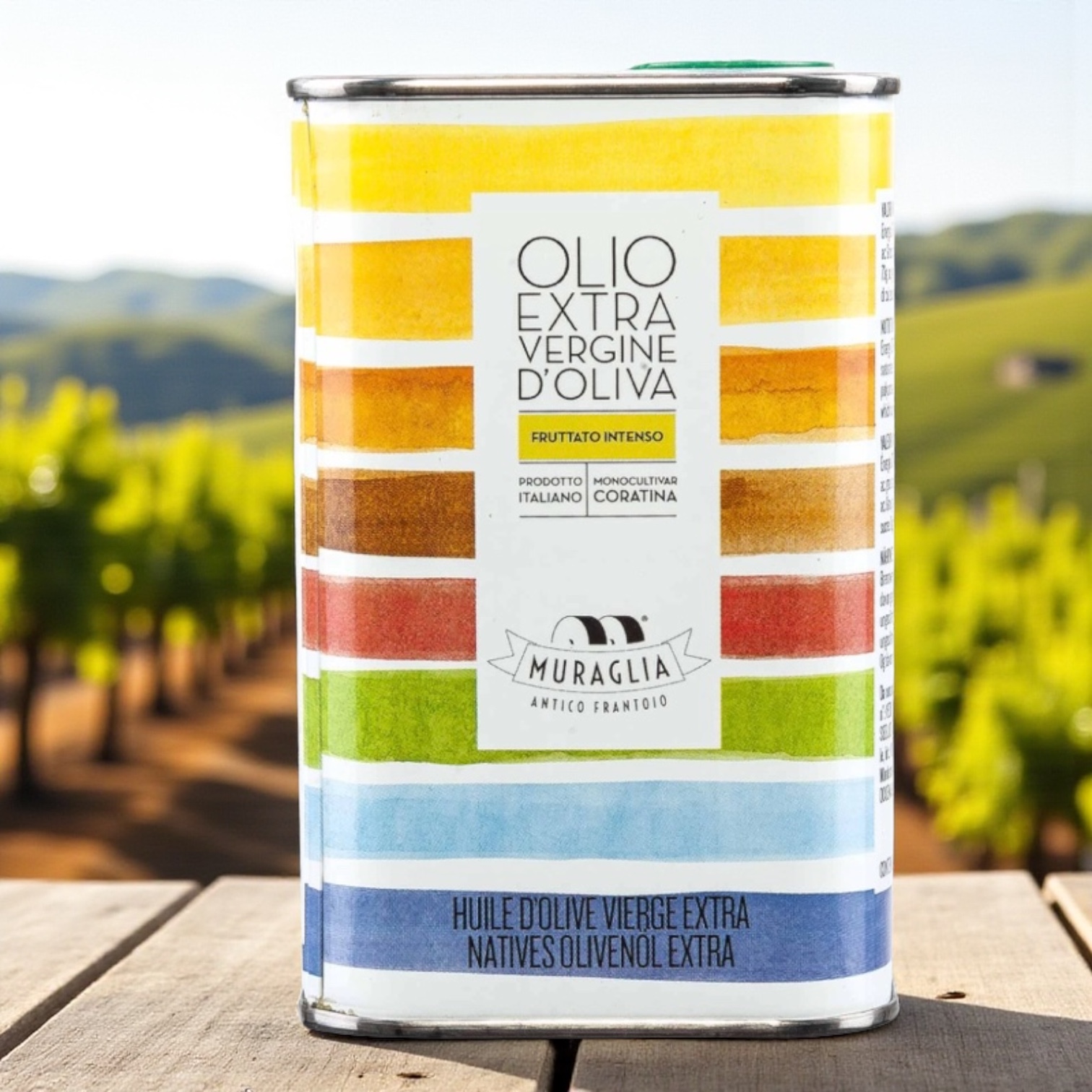 Muraglia extra virgin olive oil | Rainbow tin 250ml - 2