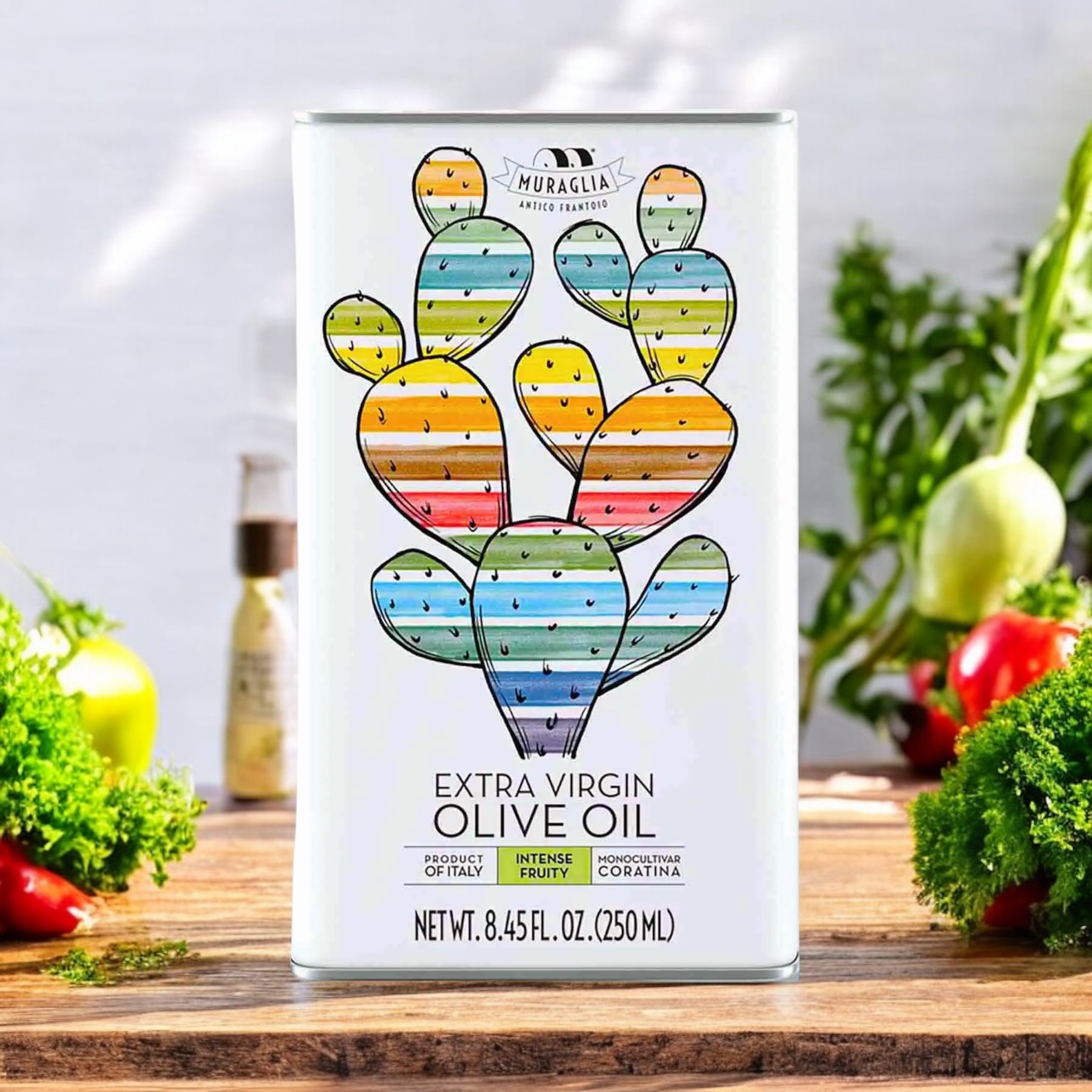 Muraglia extra virgin olive oil | Rainbow tin 250ml - 6