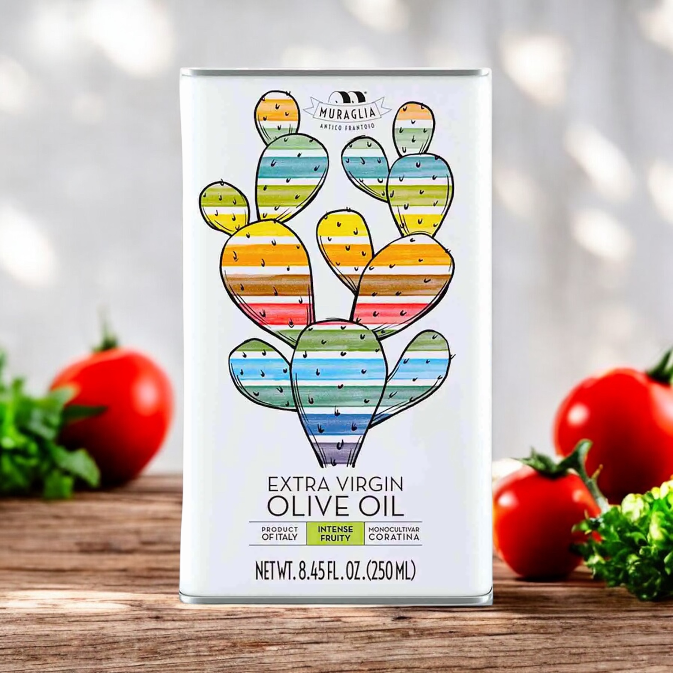 Muraglia extra virgin olive oil | Rainbow tin 250ml - 7