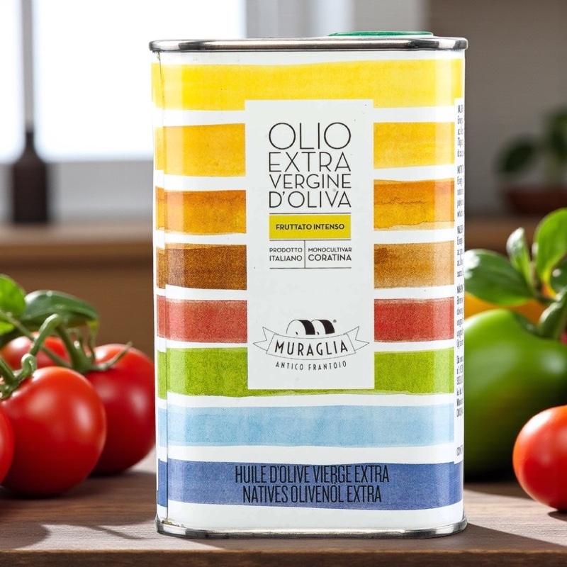 Muraglia extra virgin olive oil | Rainbow tin 250ml - 3