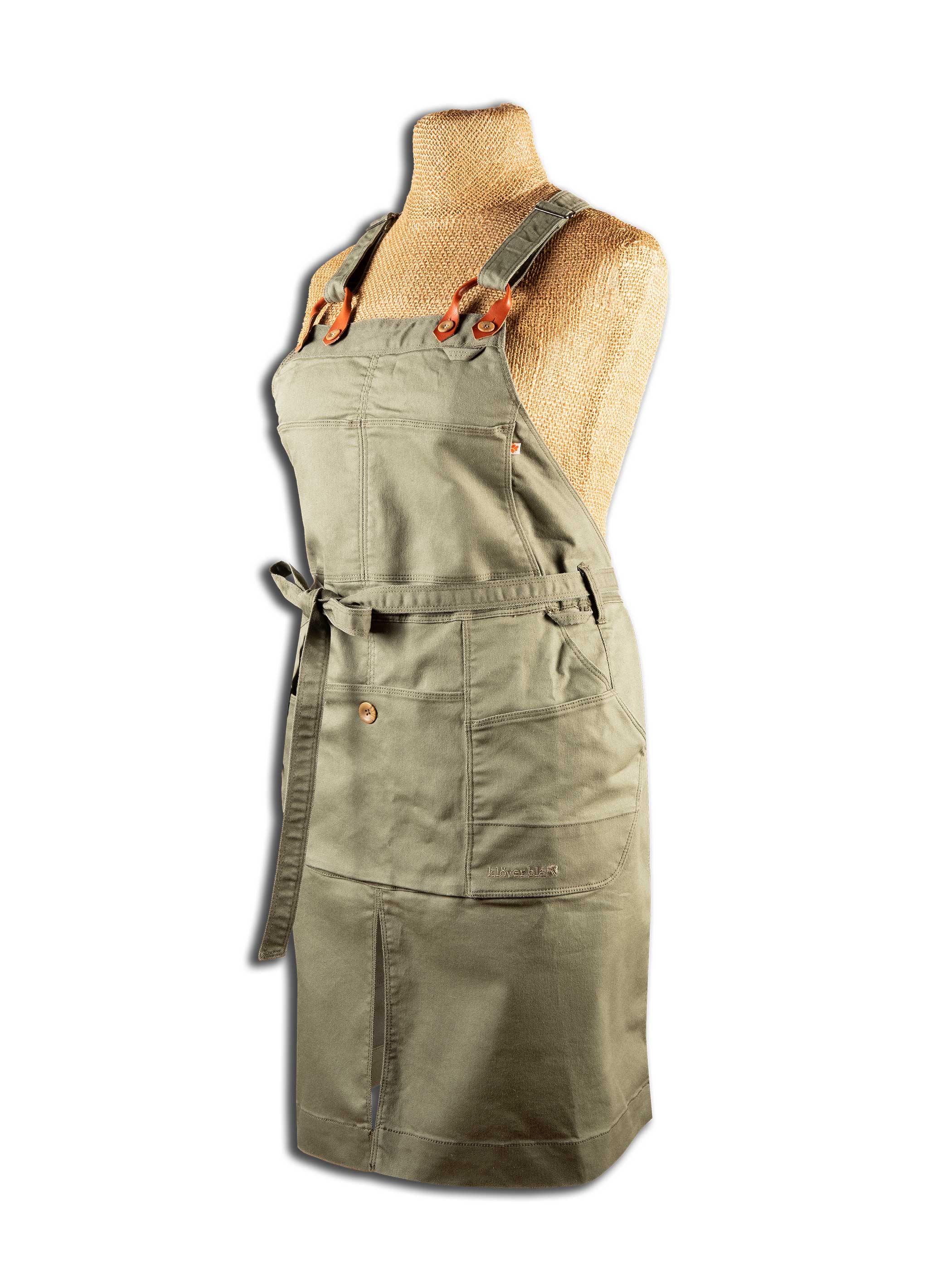 Denver apron - förkläde - Olive - 3