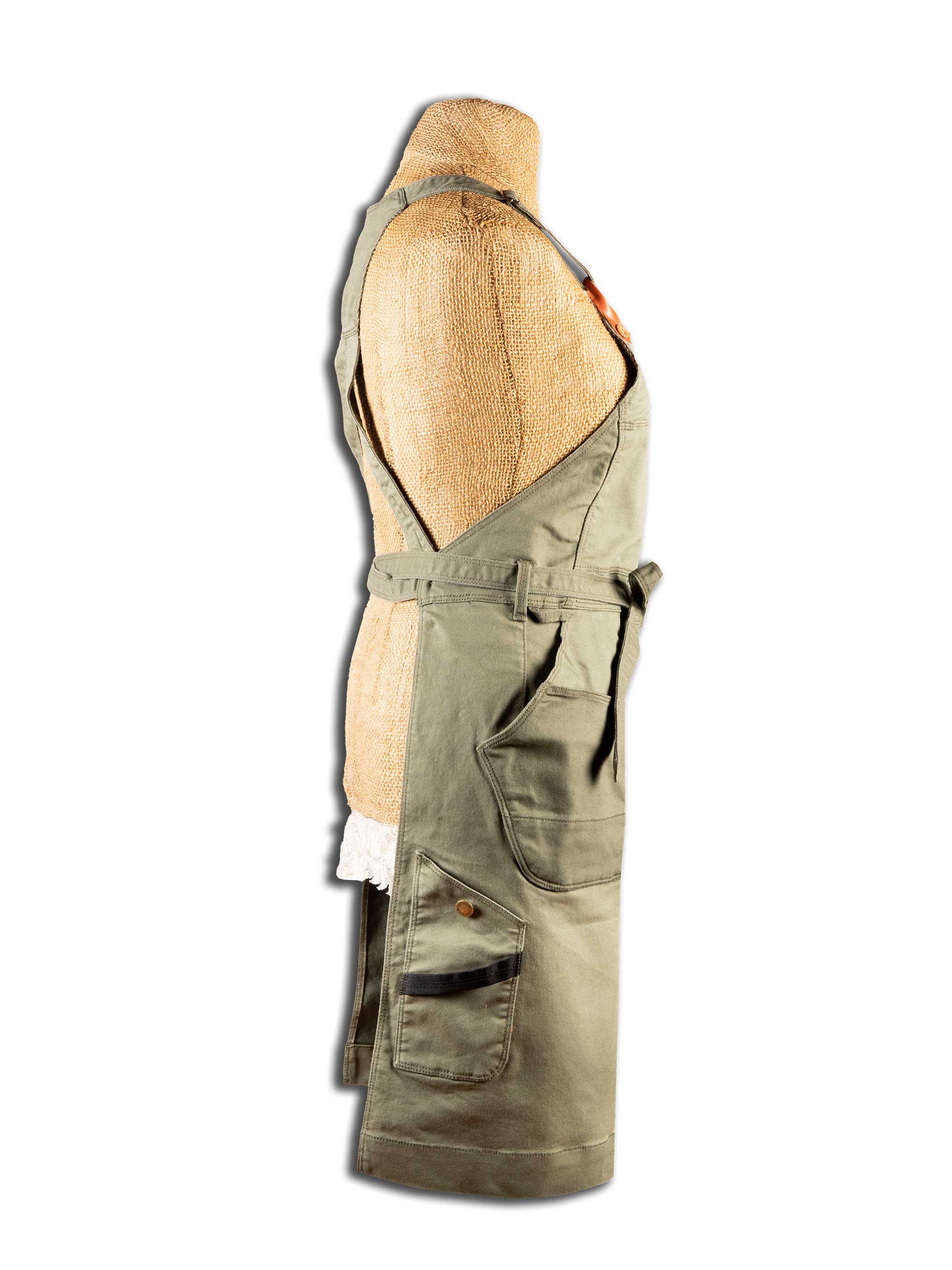 Denver apron - förkläde - Olive - 4