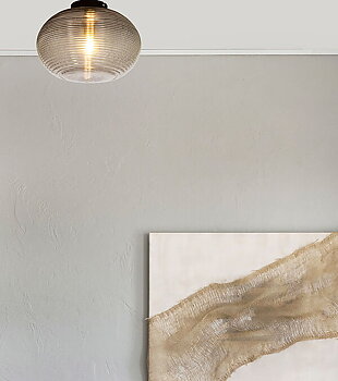 SEFYR plafond, svart/rök - Aneta Lighting