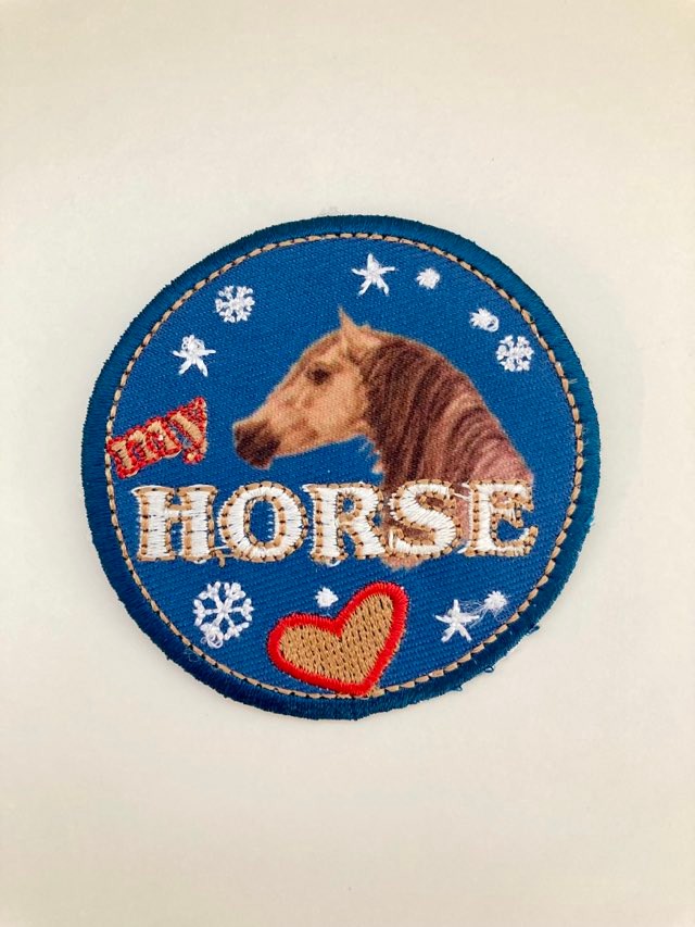 Strykemerke horse dongeri blå