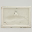 Staffan Johnson (1980s) White Wall Plaque with Bean Goose Motif 15 cm  [Sample Images]