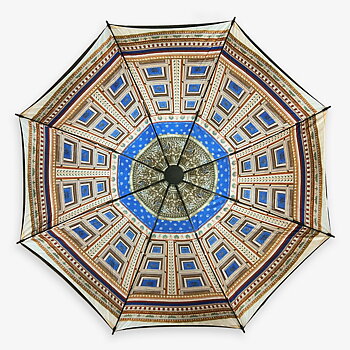 Paraply med innertaket i universitetshusets aula