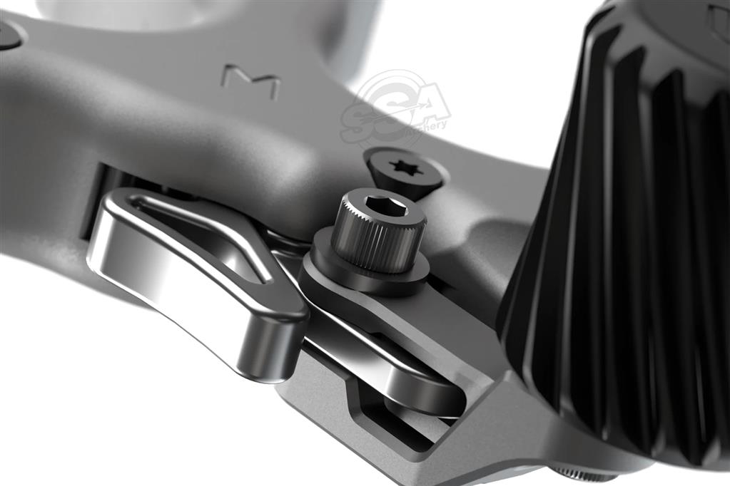 Ultraview UV Button Tumrelease Aluminium - 6