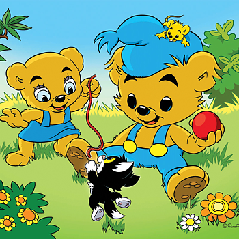 Bamse Pussel i Trä 6 Bitar - Kärnan