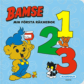Bamse Min Första Räknebok 1, 2, 3 - Kärnan