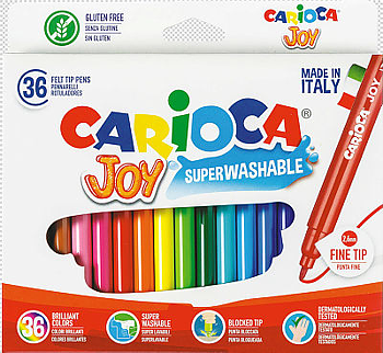 Carioca Fiberpennor 36-Pack