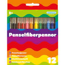Penselfiberpennor 12-Pack  - Kärnan