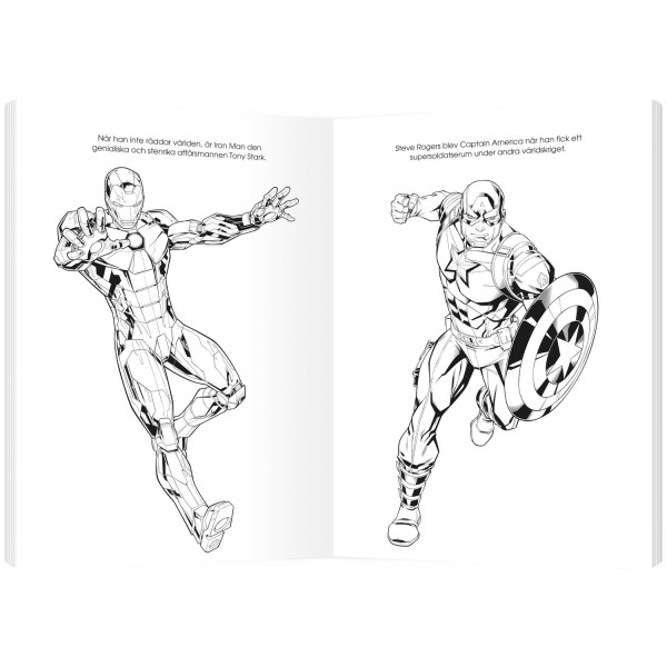 Målarbok Marvel Klassiker Mix - Kärnan - 2