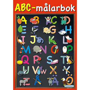 Målarbok Abc - Kärnan