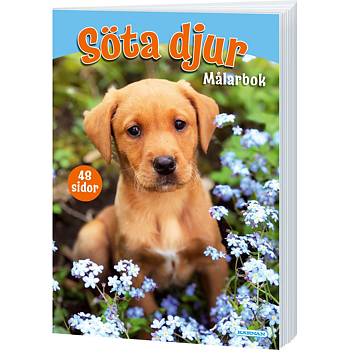 Målarbok Söta Djur - Kärnan