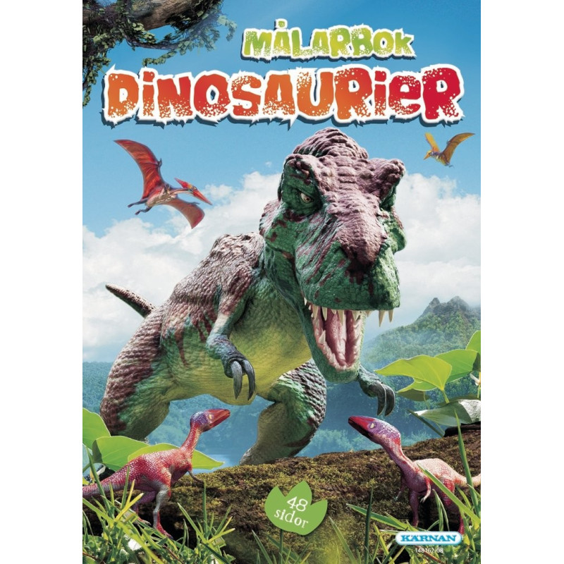 Målarbok Dinousarier - Kärnan