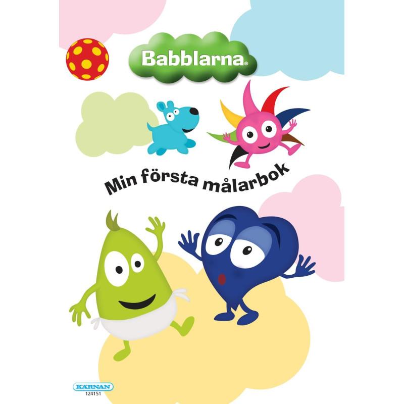Målarbok Babblarna Min Första Målarbok - Kärnan