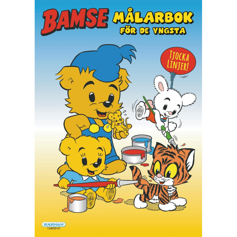 Målarbok Bamse - Kärnan