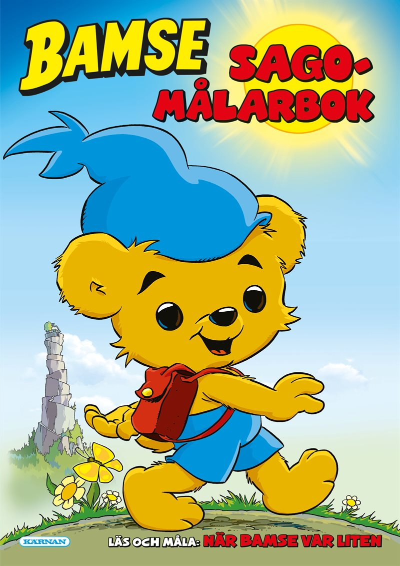 Sagomålarbok När Bamse Var Liten - Kärnan