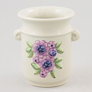 ローザ・リュング  紫の花  白いベース  10cm  1972年