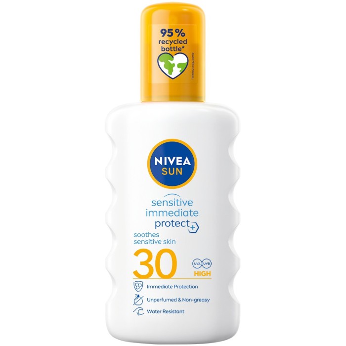 Nivea Sun Sensitive Immediate Protect Soothing Sun Spray SPF 30 200 ml