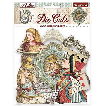 Stamperia Alice die-cuts